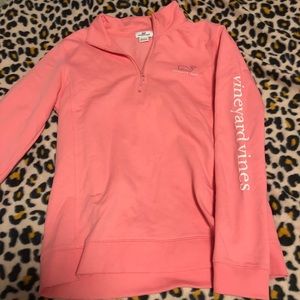 Women’s Vineyard Vines Pullover Quarter zip - Pink